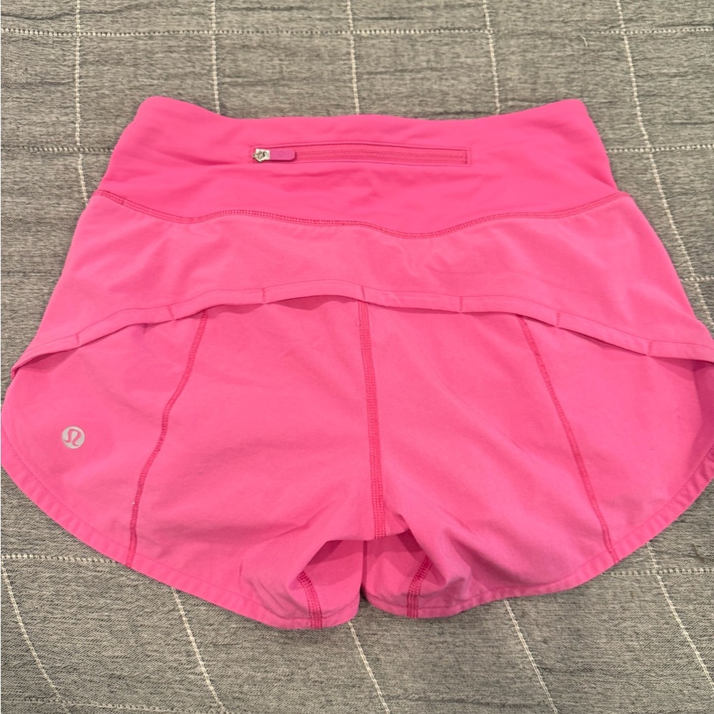 lululemon athletica Pink Athletic Speed Up Short 2.5 inch